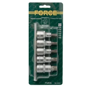 1/2 Doppenset Torx 5 delig