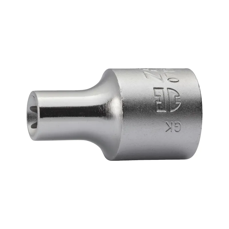 1/2 INCH DOPSLEUTEL VOOR SCHROEVEN MET BUITENTX, LANG