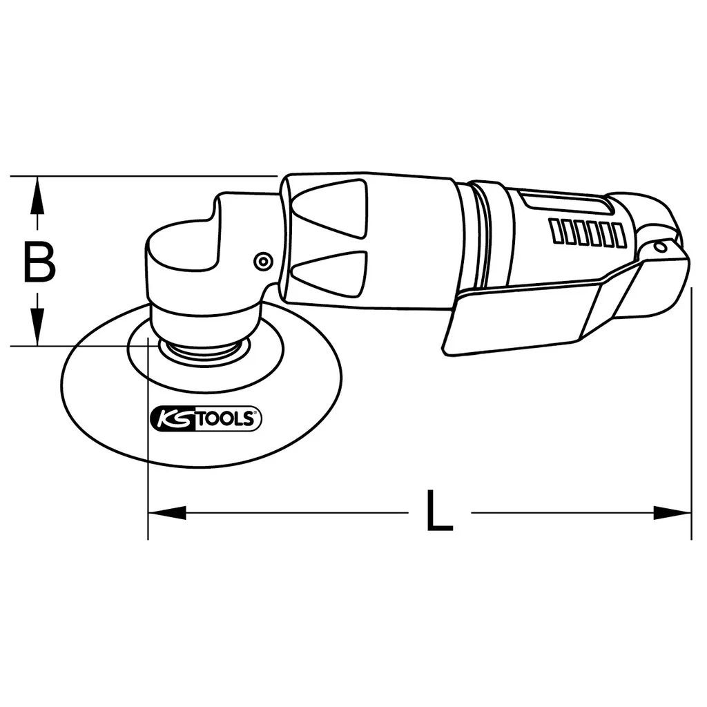 1/4"PERSLUCHTPOLIJSTMACHINE