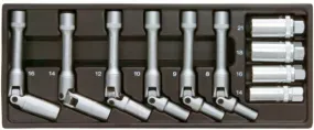 Custor 3/8 Bougie/Gloeibougiedoppenset set 10 delig    S-Module