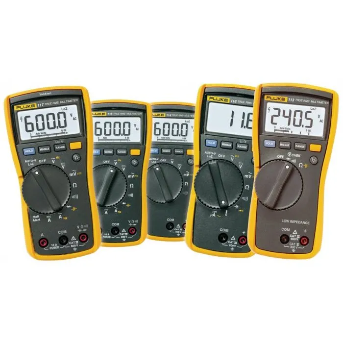 FLUKE 115 EUR DIGITALE TRUERMS MULTIMETER  AC/DC 600V & 10A