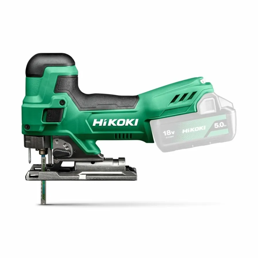 Hikoki CJ18DBW2Z accu decoupeerzaagmachine 18 volt Exclusief lader en accu's HSC2 koffer
