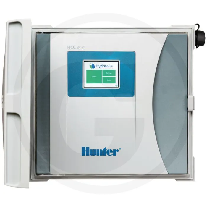 HUNTER BEREGENINGSCOMPUTER HCC800PL 8 ZONES  IP44, 2 SENSOREN