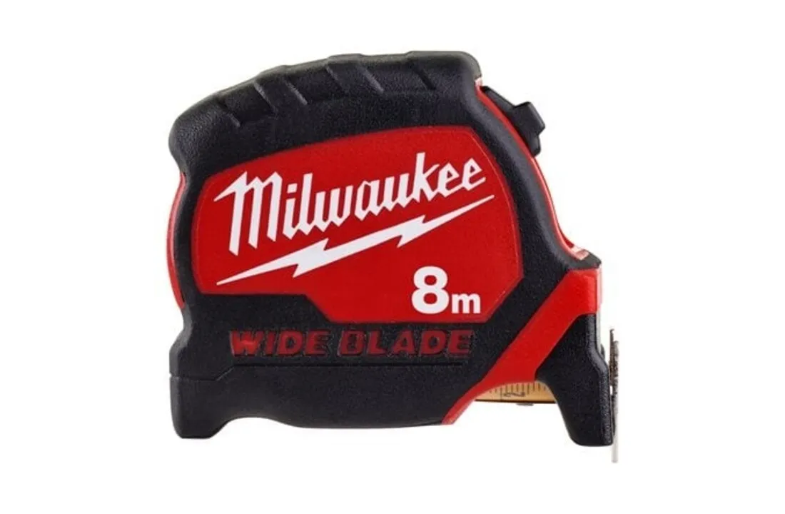 Milwaukee Rolmaat 8 meter Wide Blade 33 mm