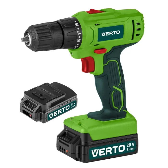 VERTO 50G291 ACCUBOORMACHINE 18 LIION, 2 ACCU'S