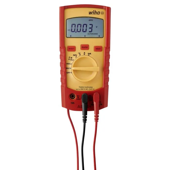 WIHA SB 25541 DIGITALE MULTIMETER TOT 600 V AC, CAT IV  45218